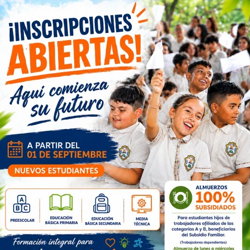 ¡Inscripciones Abiertas en el Gimnasio Campestre ComfaOriente: Aquí Comienza el Futuro de tus Hijos!